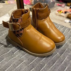EUC Bebe Leather Toddler Ankle Boots